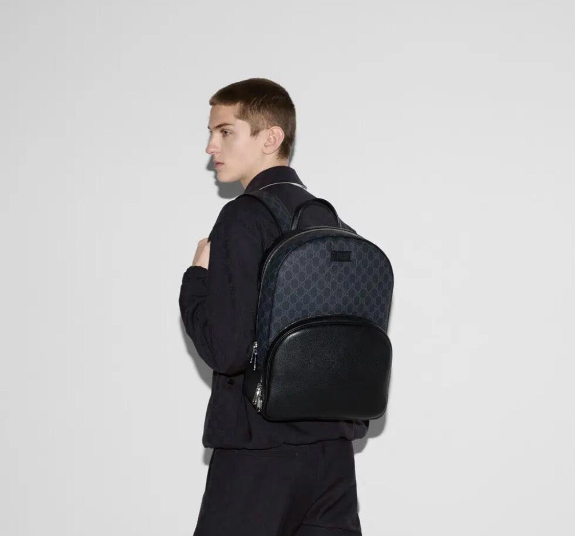 New Gucci Unisex Leather Backpack – Stylish & Versatile