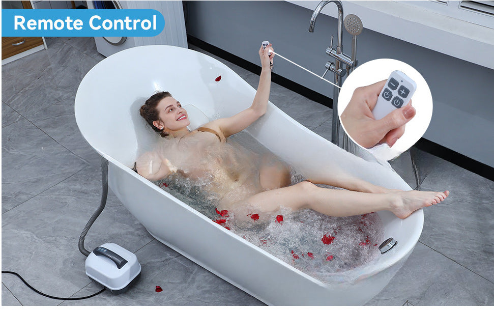 Home Spa Bubble Massage Mat – Anti-Slip Bathtub Massage Machine for Full Body Relaxation
