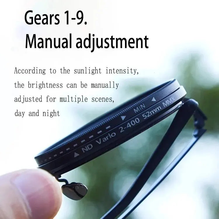 Handmade Unisex Adjustable Dimming Sunglasses – UV Protection Polarized Fishing Glasses