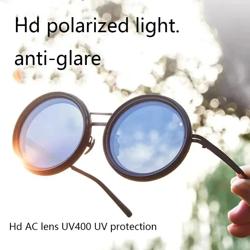 Handmade Unisex Adjustable Dimming Sunglasses – UV Protection Polarized Fishing Glasses